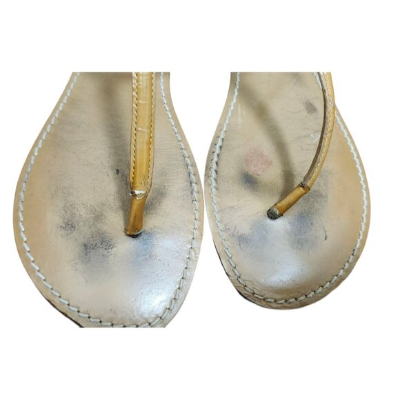 Tory Burch thong leather sandals size 8.5 - Picture 5 of 10